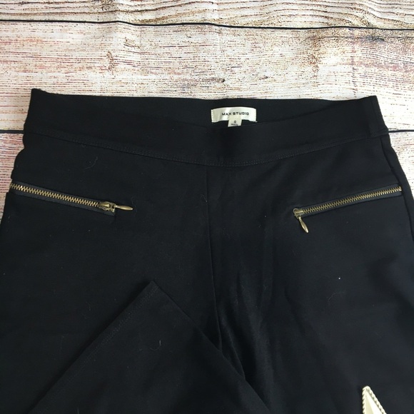 Max Studio  Black Dress Pants Size Small - B-16 - Picture 2 of 3